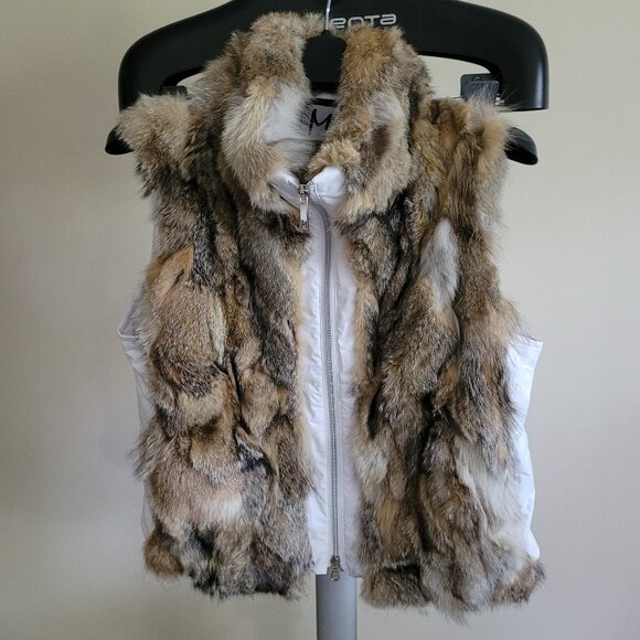 M. Miller Jess Vest with Real Fur - Picture 1 of 15